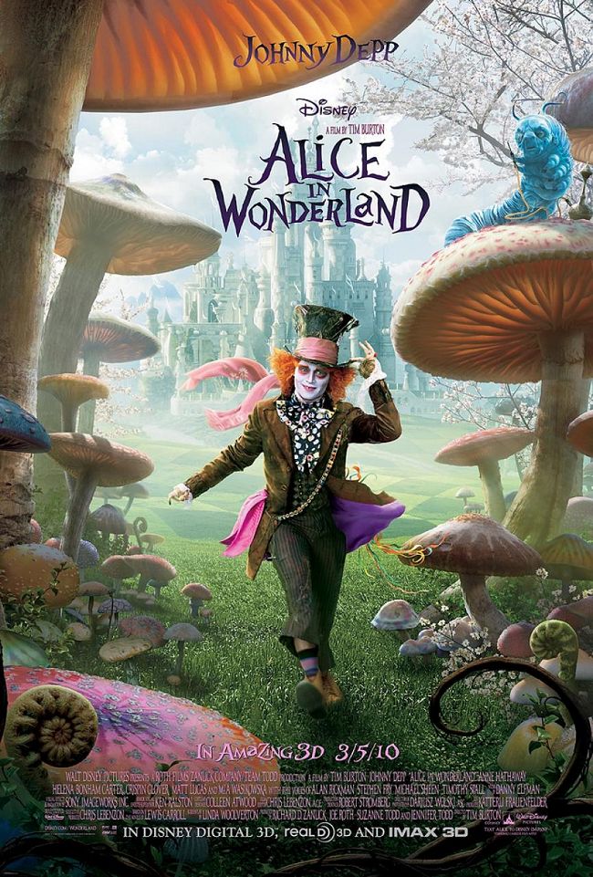 Alice au pays des merveille de Burton